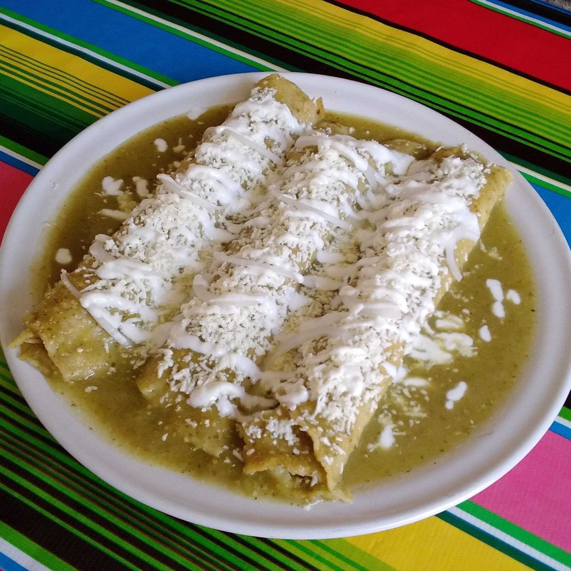 Enchiladas Verdes