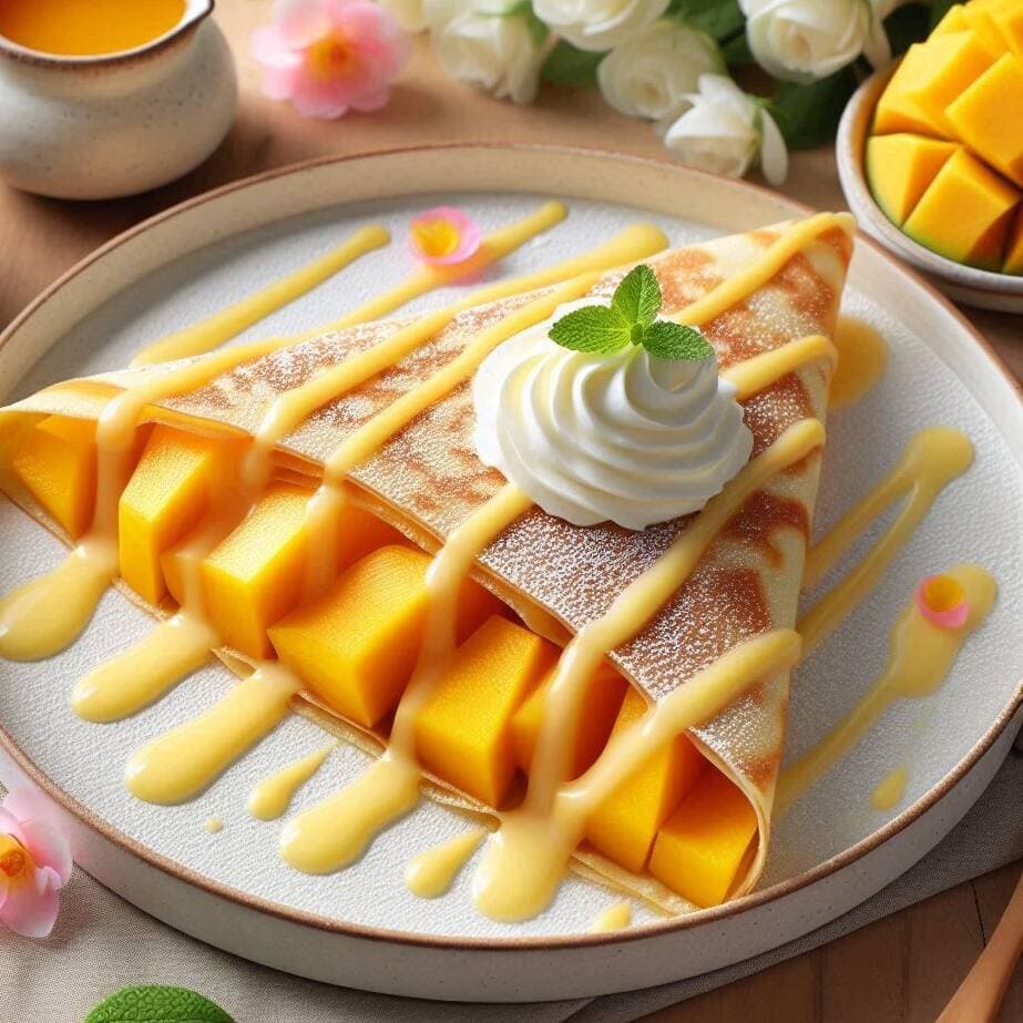 Crepa de Lechera y Mango