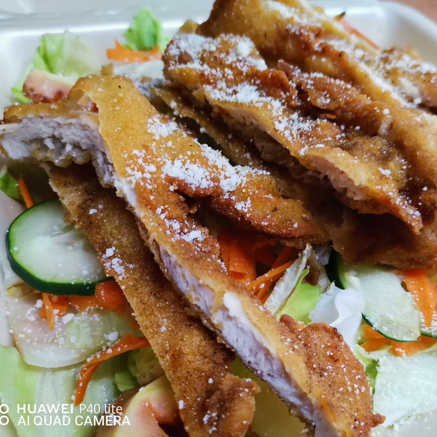 Ensalada de la Casa Empanizada