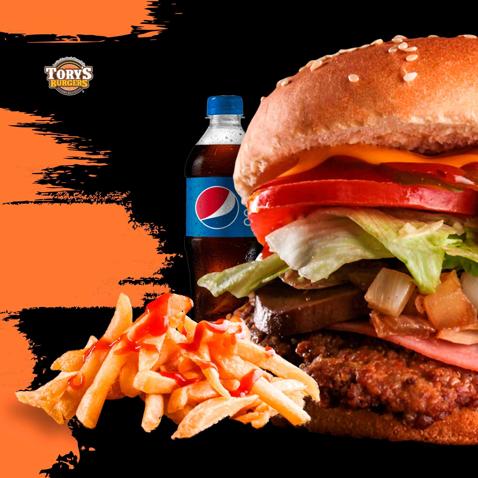 Combo-Sencilla, Porción Papas Catsup, PEPSI
