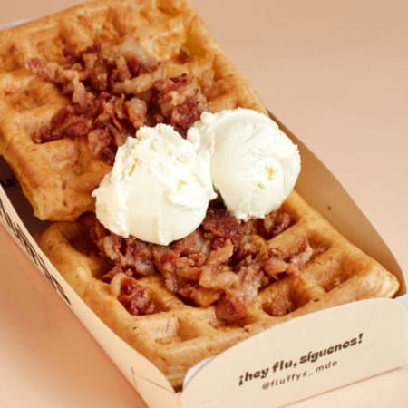 Waffle BaconCream