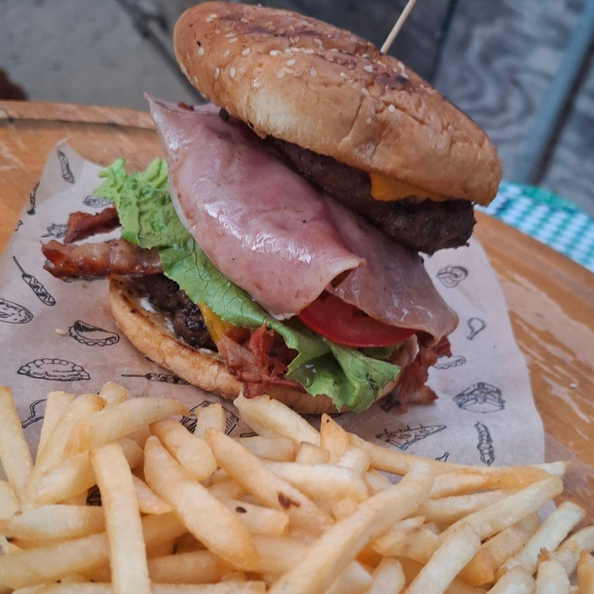 Combo Hamburguesa Doble Carne