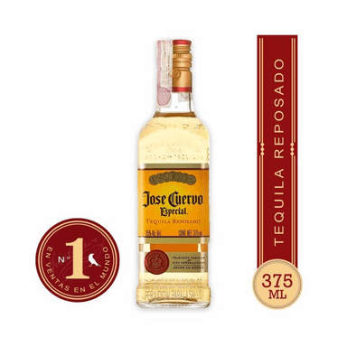 Tequila Jose Cuervo reposado  Media 375ml