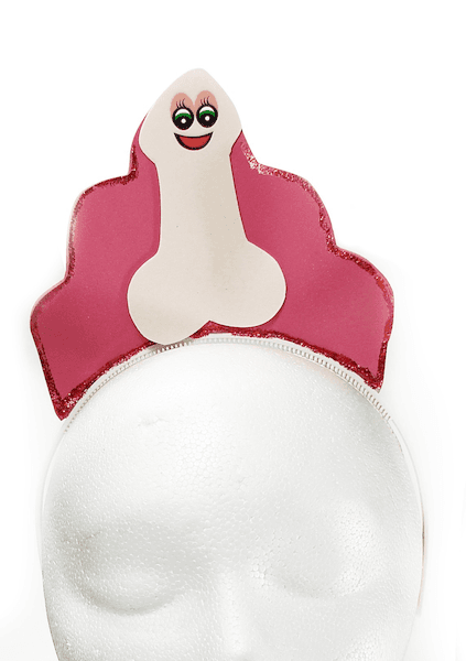 TIARA CON ADORNO DE PENE