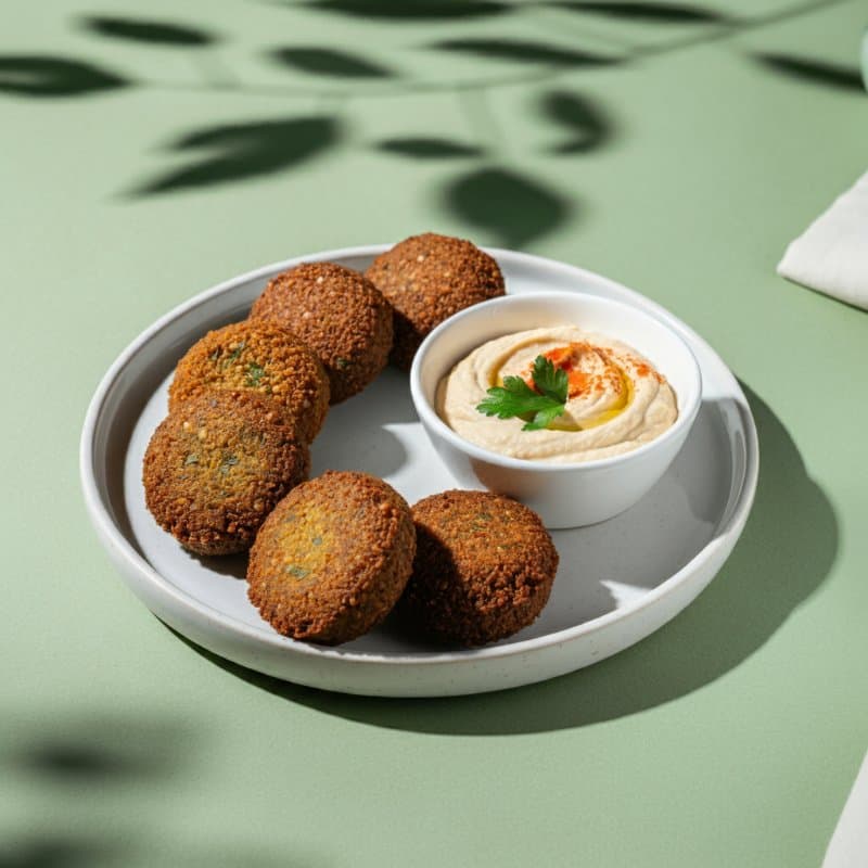 Falafel y Hummus
