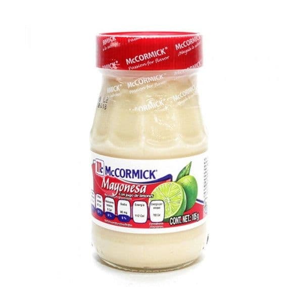 Mayonesa con jugo de limón.       105 gr.