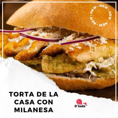 Torta Especial de la Casa con Milanesa