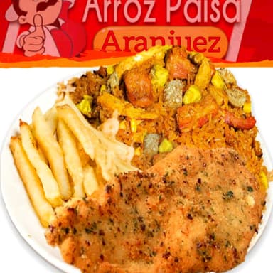Mini Paisa + 1 filete de pollo y Papas