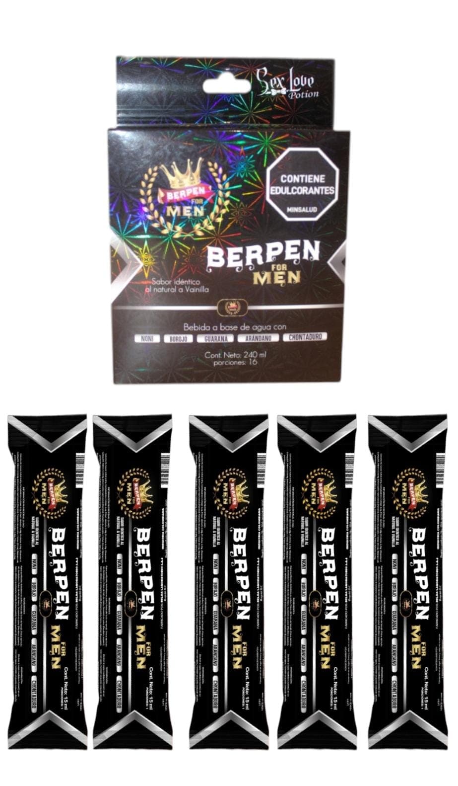 *5 potenciador masculino estimulante sexual par...