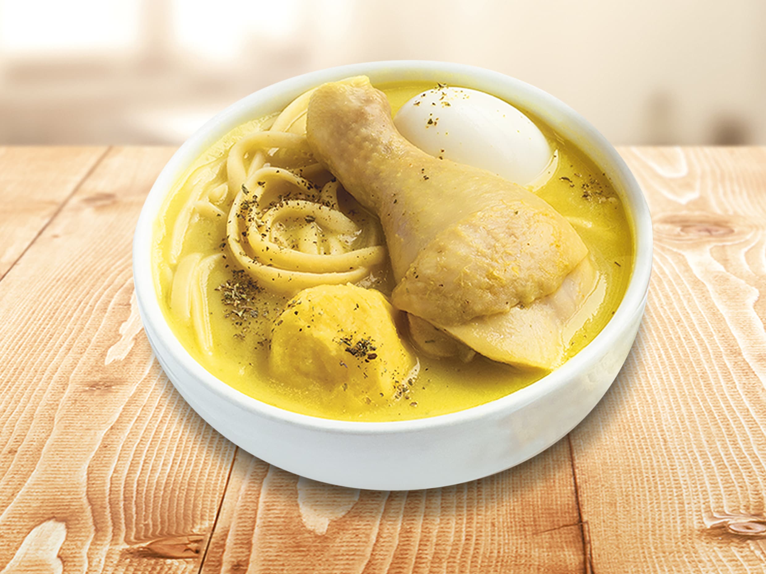 Caldo De Gallina Con Presa