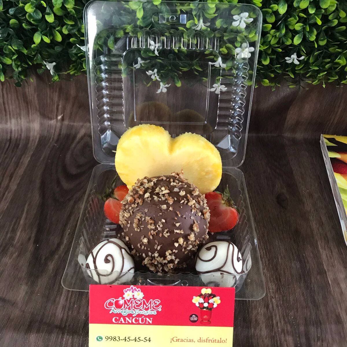 MANZANA LOCA CON CHOCOLATE