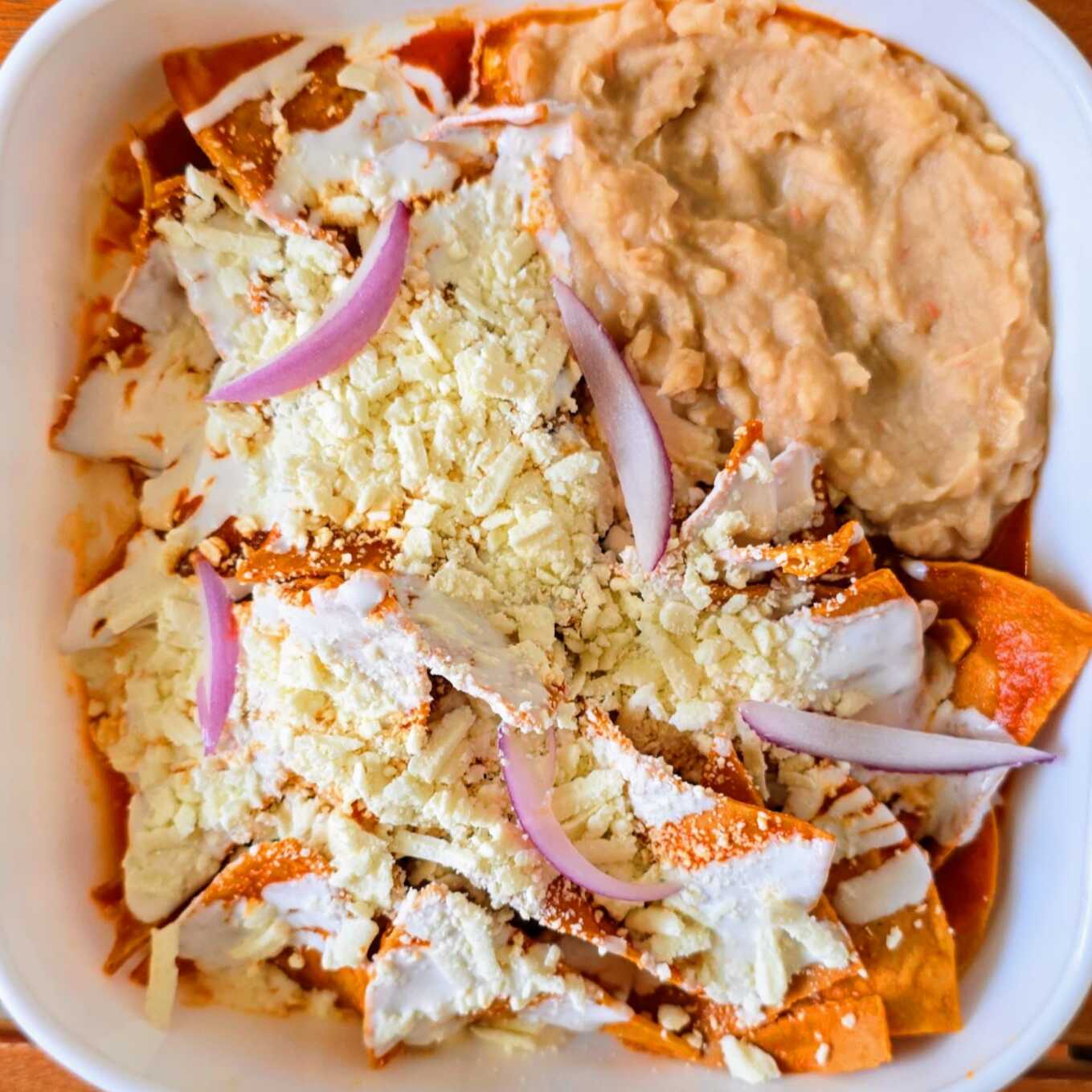 Chilaquiles rojos
