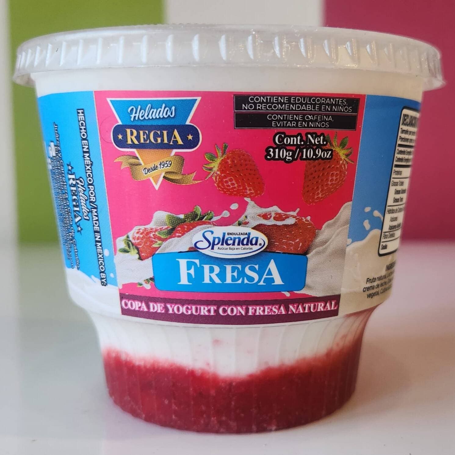 Copa de Yogurt Fresa Light