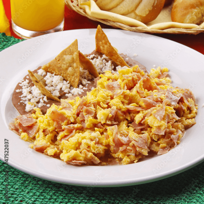 Huevos con Jamon