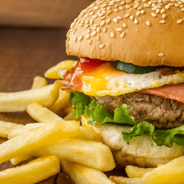 Hamburguesa Especial con Papas