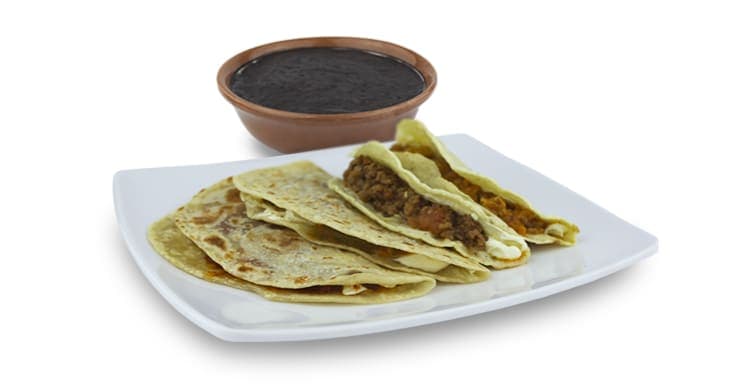 Taco de harina de frijol