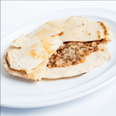 PAN ARABE CON BISTEC  (1)pza 250grs