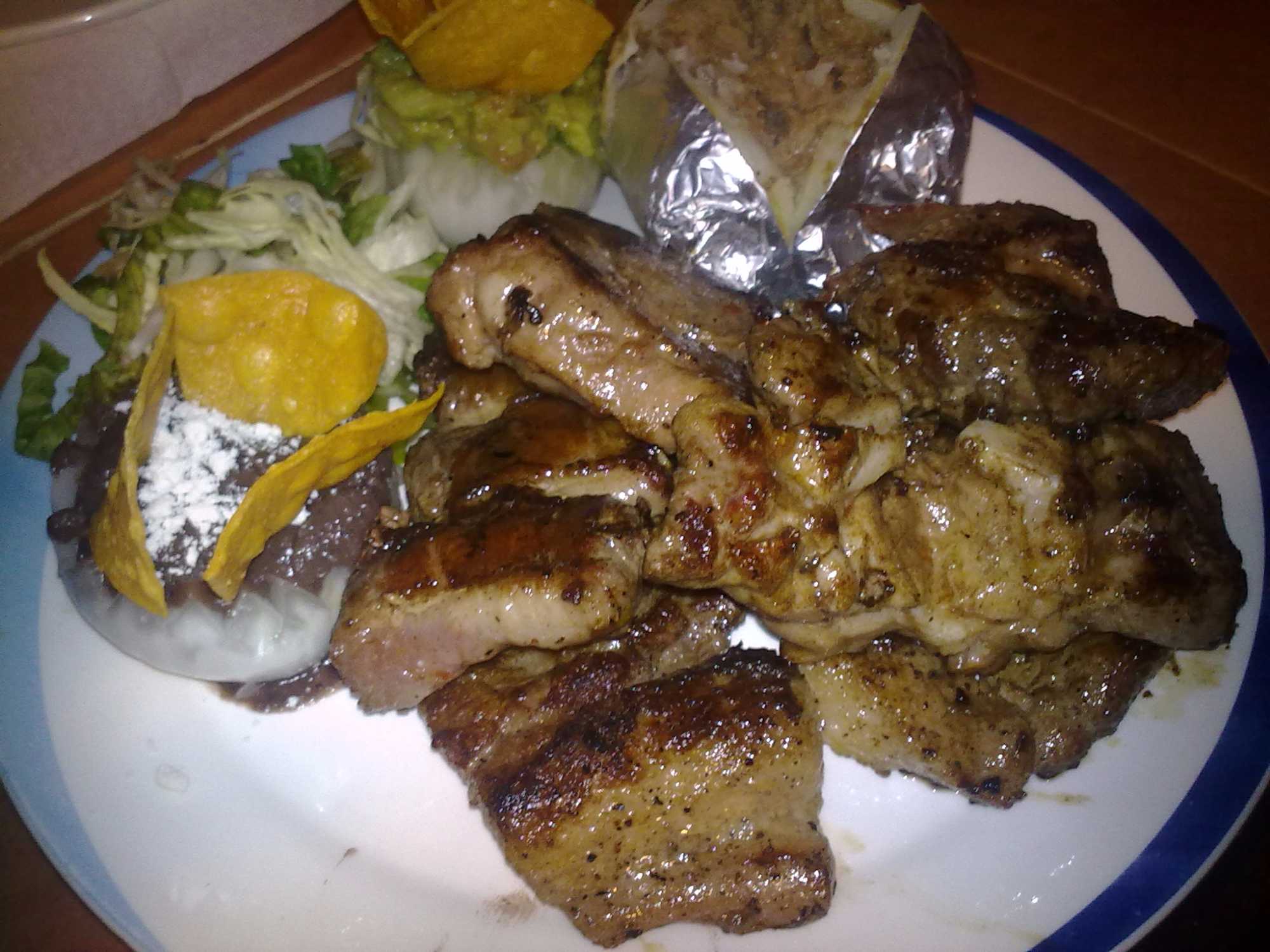 Costillas al Carbon O BBQ