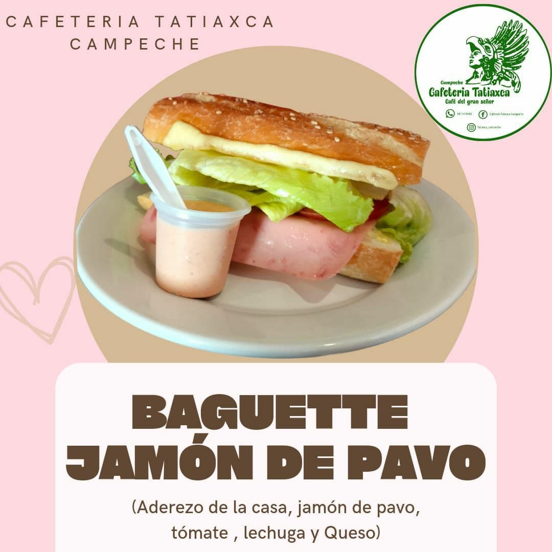 Baguette Jamón de Pavo