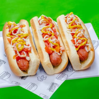 3 Hot-dogs Sencillos