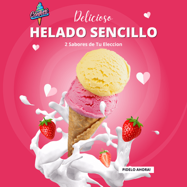 Helado Sencillo (En Vaso)