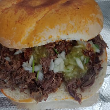 Torta de Birria.