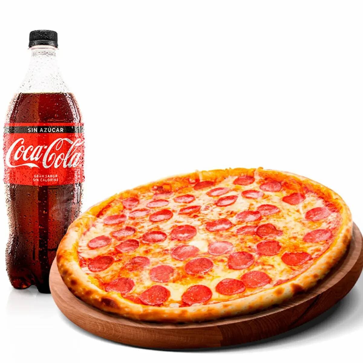 1 Pizza Familiar y Refresco 2 L