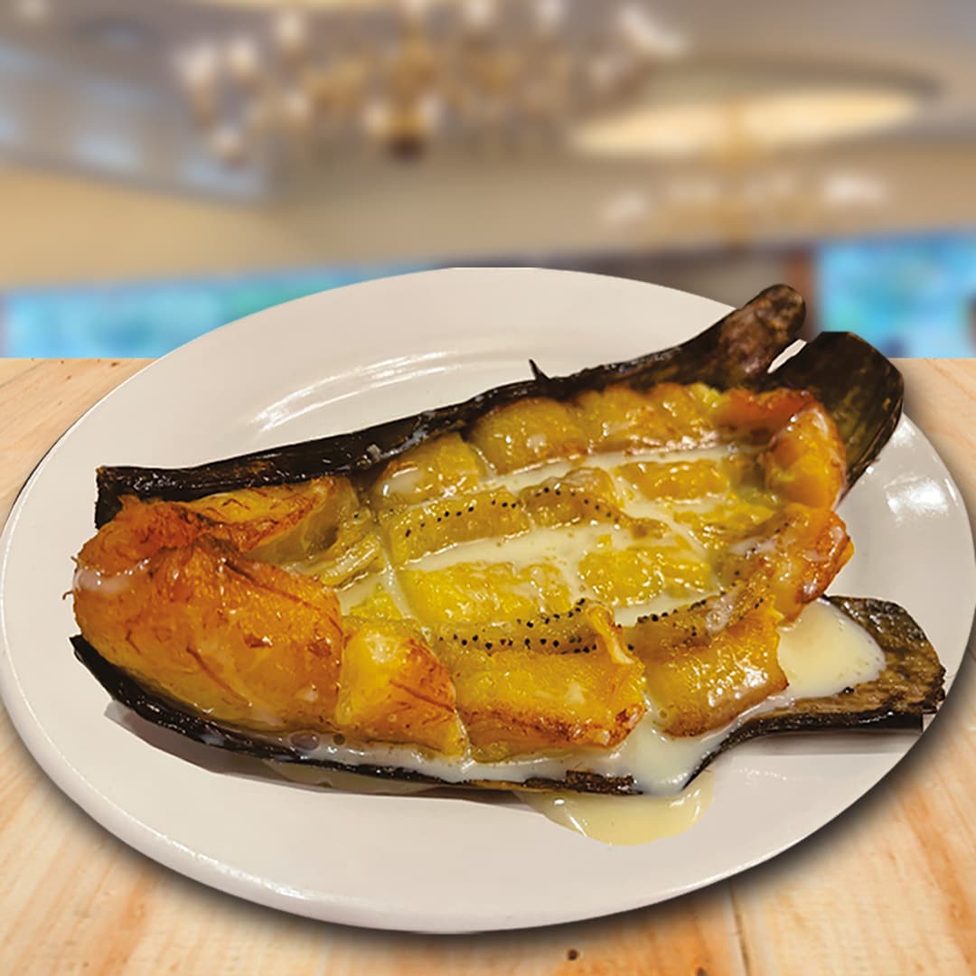 Plátano con Lechera