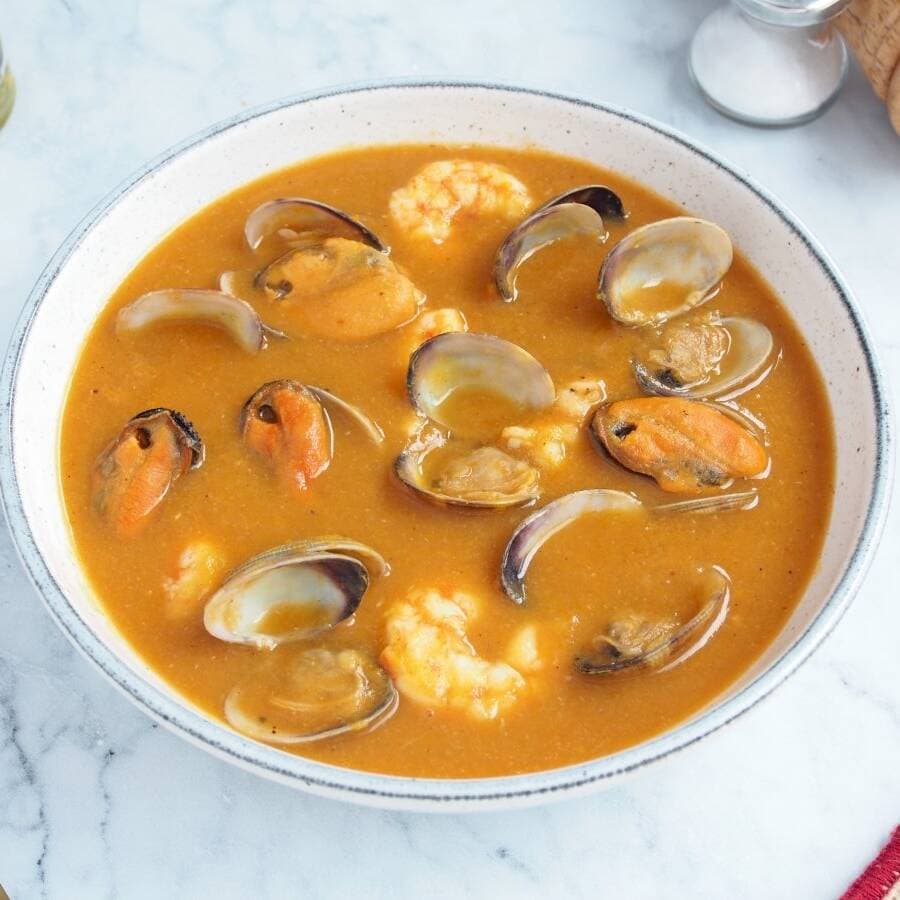 Sopa de Mariscos en Agua