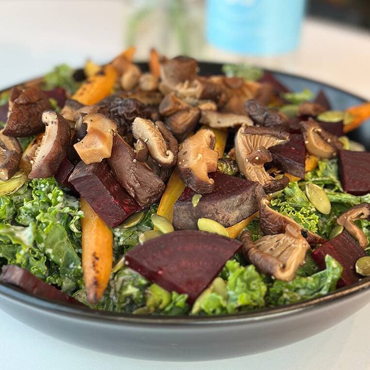 Ensalada Ranch con Shitake