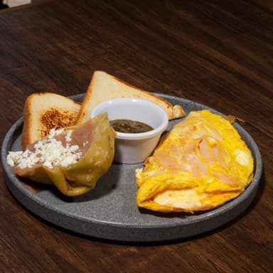 Omelette de Pavo