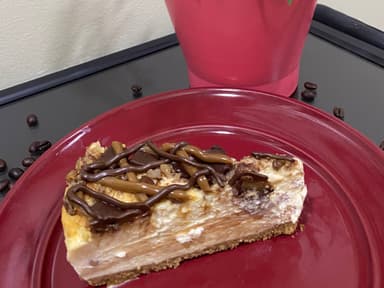 Rebanada de Pastel Chispas Chocolate y Nuez