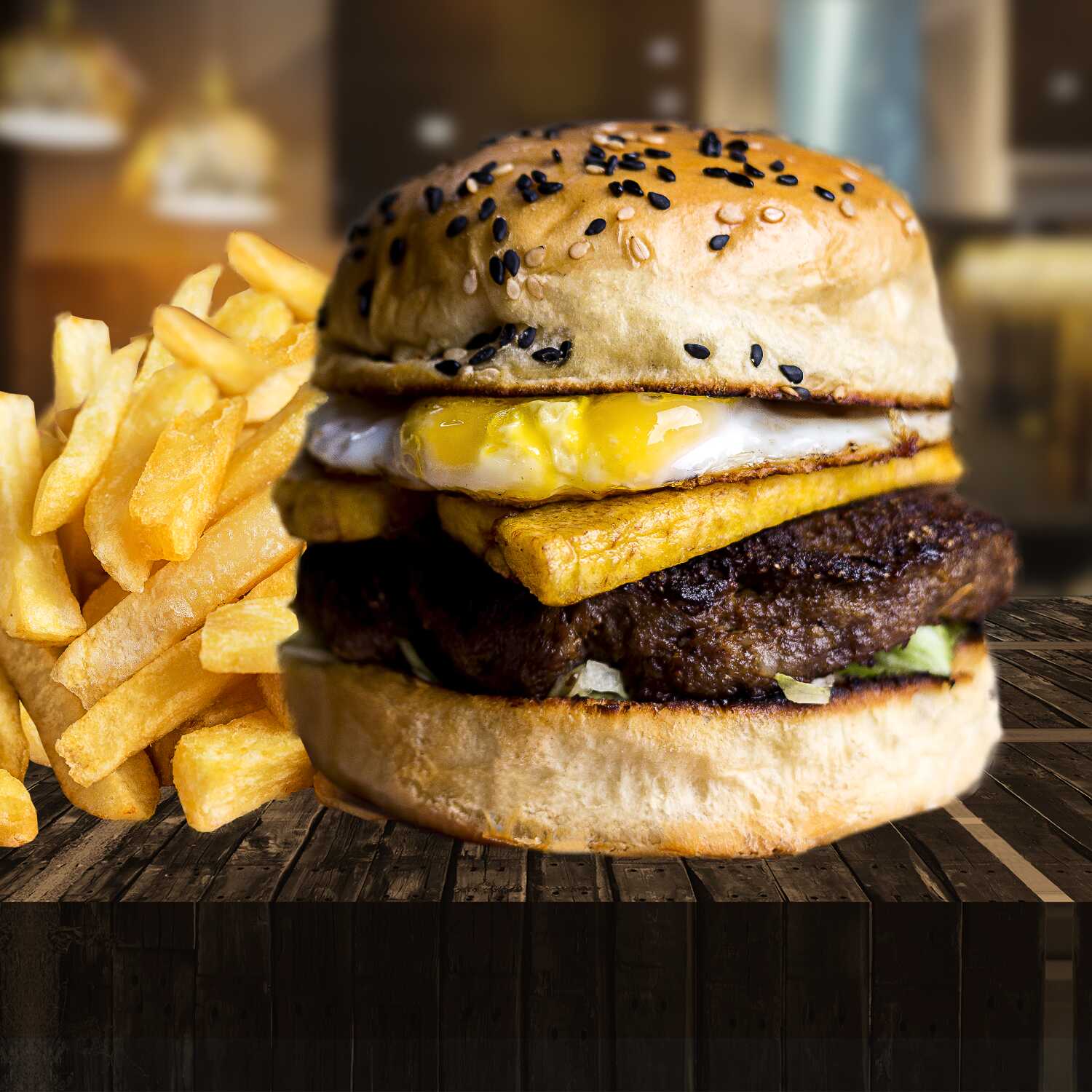 HAMBURGUESA A LO POBRE