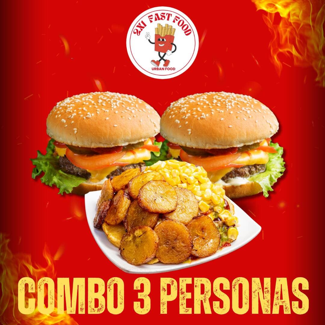 Combo Fast Food 3 P