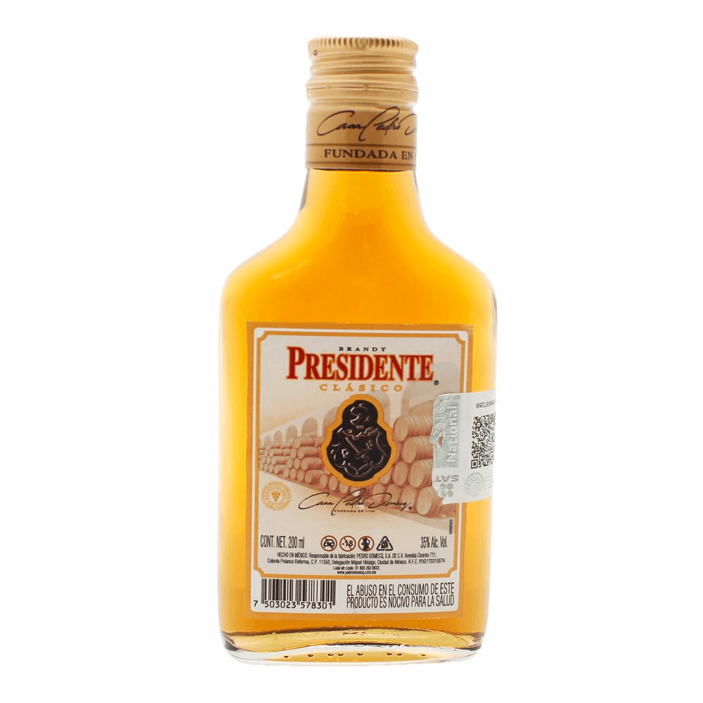 Brandi presidente clasico 200ml