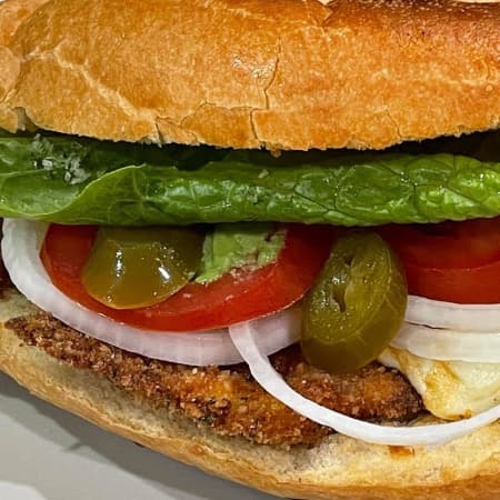 Lonche de Milanesa de Pollo
