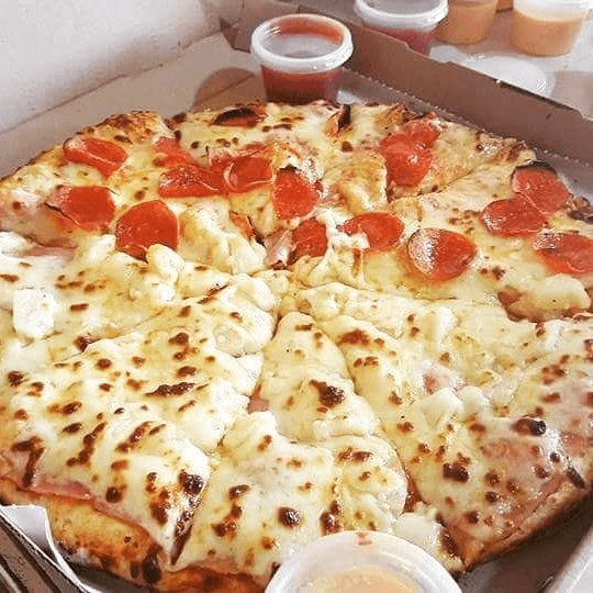 Pizza Compartida (mediana)