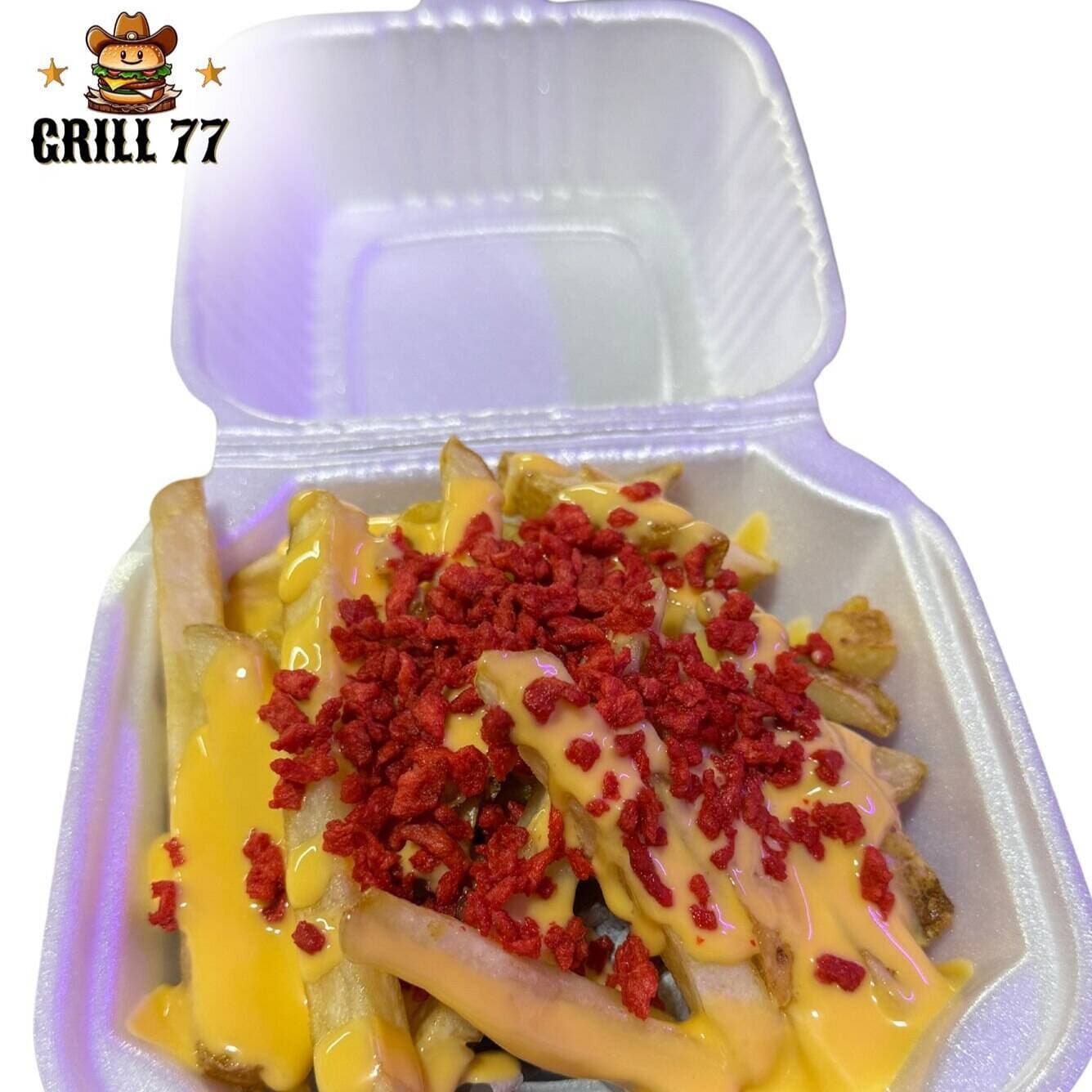 Papas con Queso y Tocino