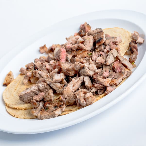TACOS RIB-EYE CON QUESO  (3) 300grs