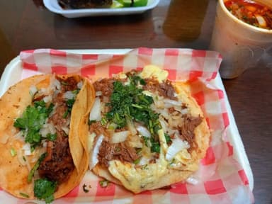 Taco blando blanco......