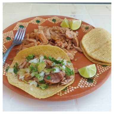 Orden de Tacos de Carnitas Maciza