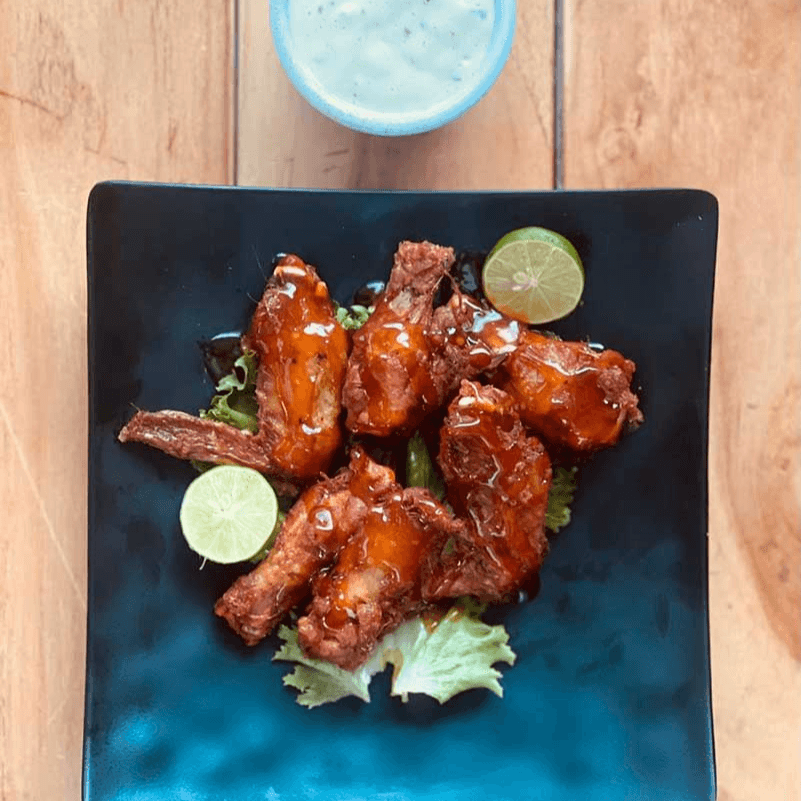 5 Alitas Mango Habanero
