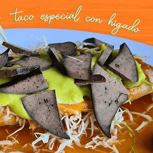 Taquito de Papa con Chanfaina