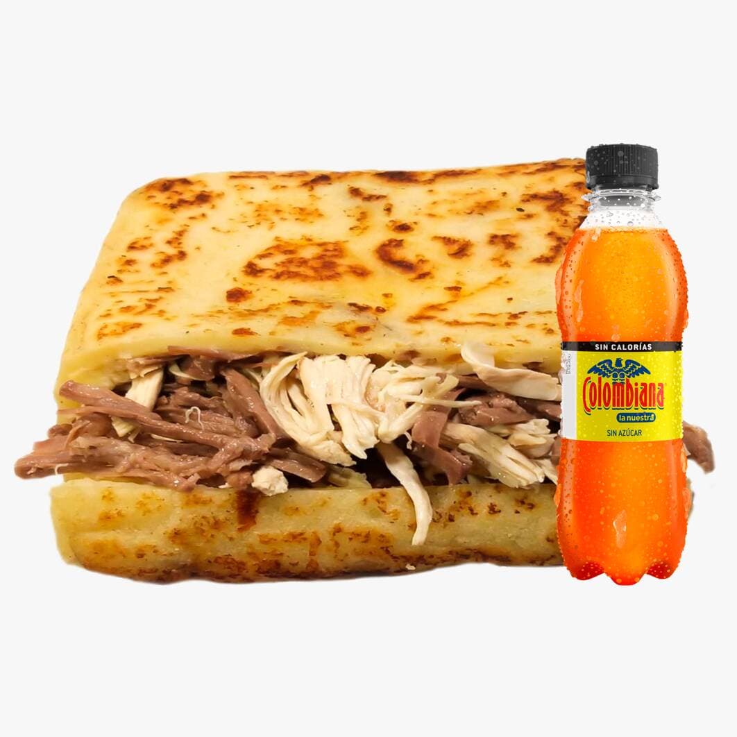 Combo Arepa Mixta "INFIEL" + 🥤 250ml