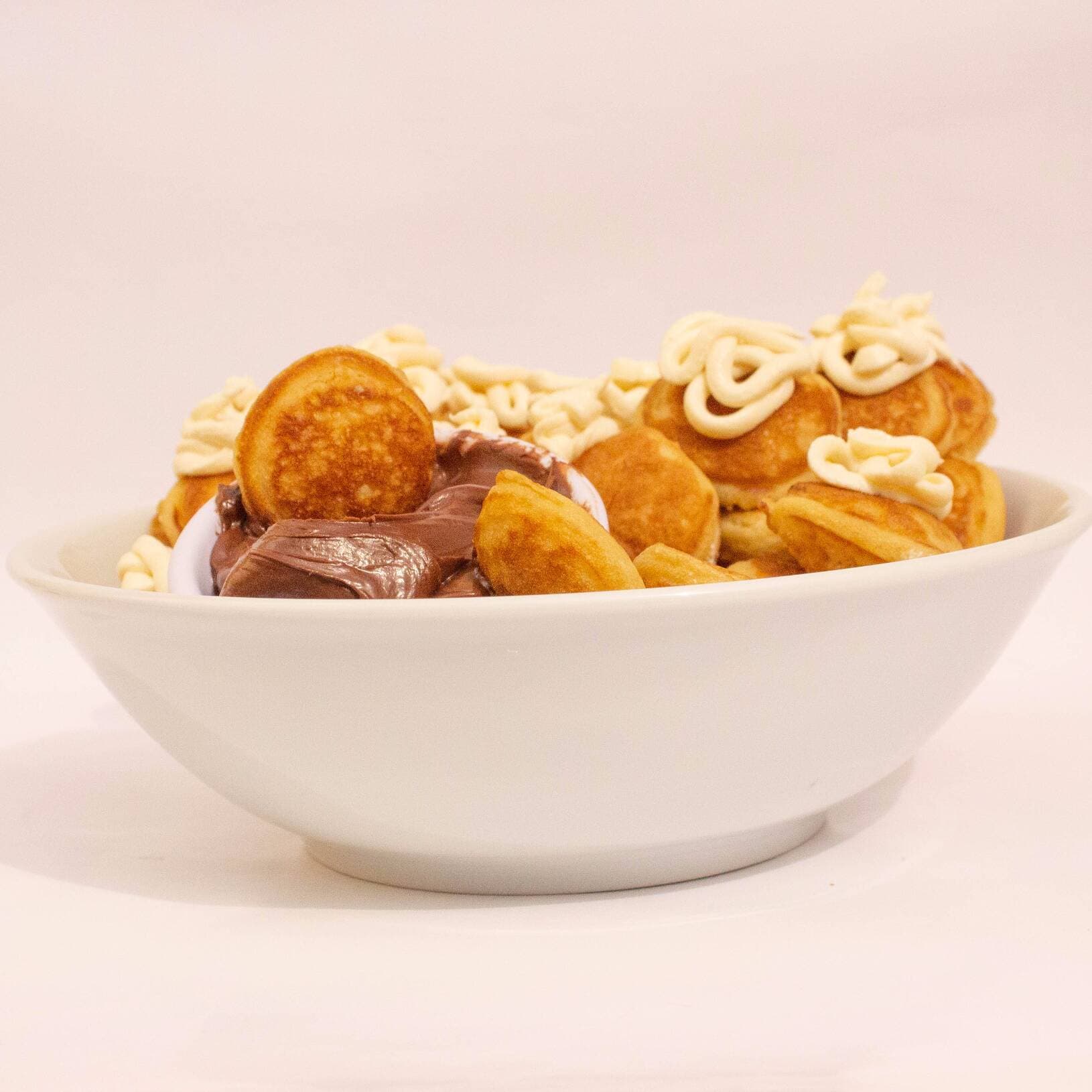Mini-Hot Cakes  Nutella con Philadelphia