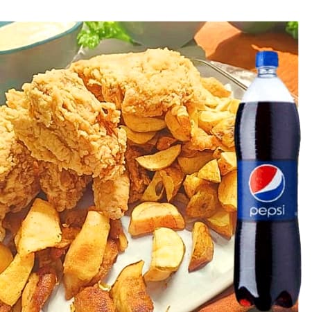 Pollo Pio Crispy 10 pzas más Pepsi 1.5 L