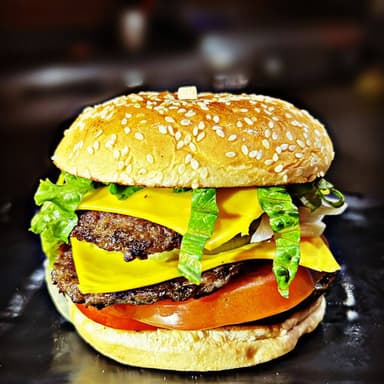 Hamburguesa Triple con Queso