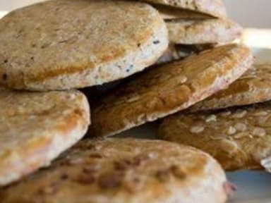 Galleta integral con nuez