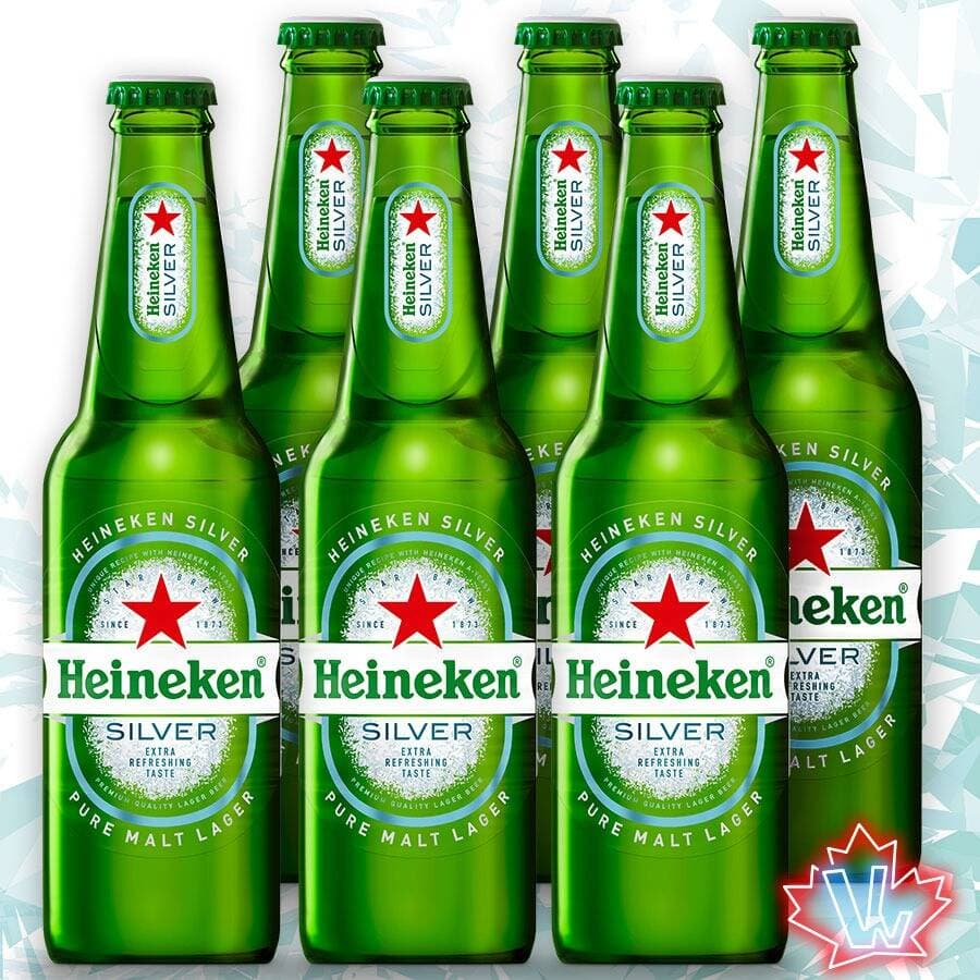Six de Cerveza Heineken Silver