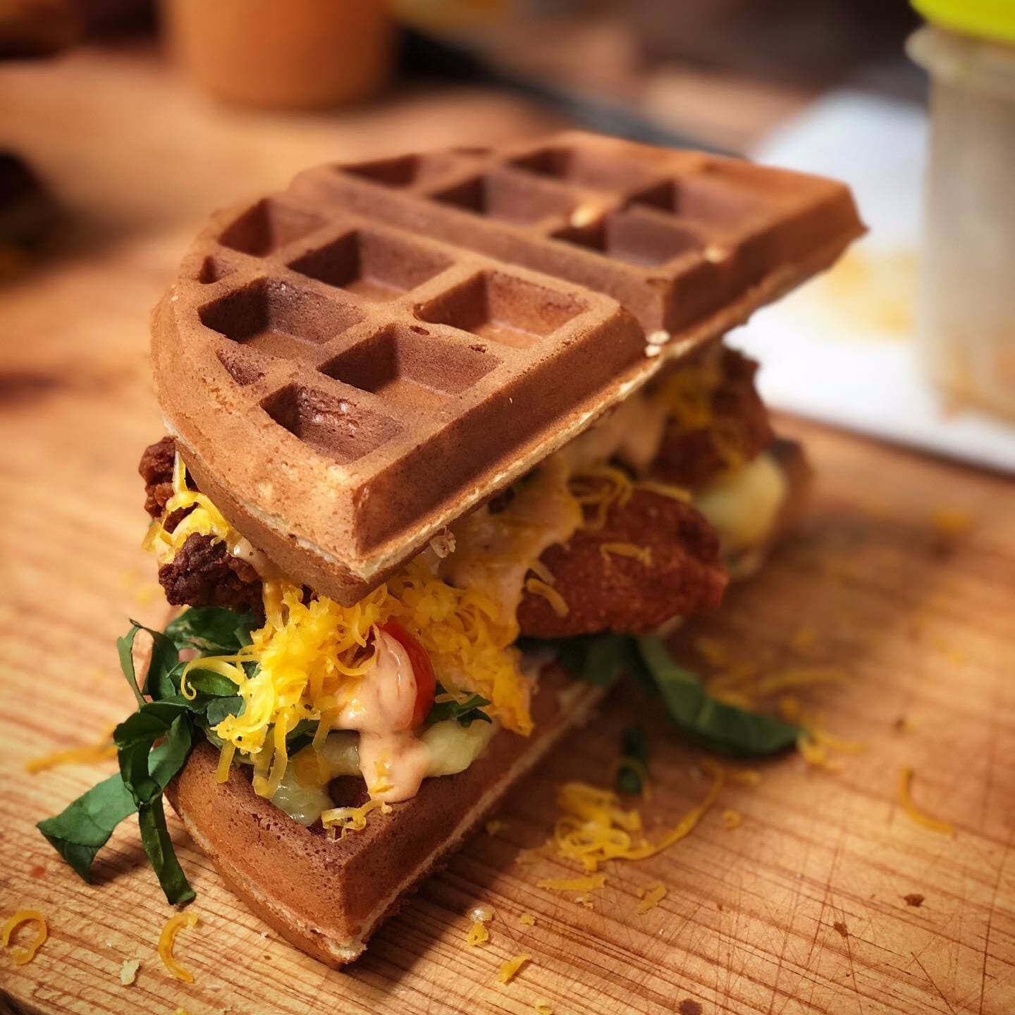 Waffle Chicken Tender